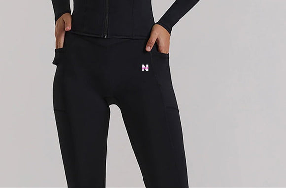 High Pocket long Legging Black